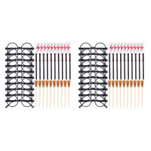 80 Pièces Baguette Crayons Tatouage Autocollants Balai et Lunettes Assistant Fête Faveurs Assistant Baguettes Thème Fête Fournitures