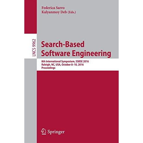 Search Based Software Engineering 8th International Symposium SSBSE 20