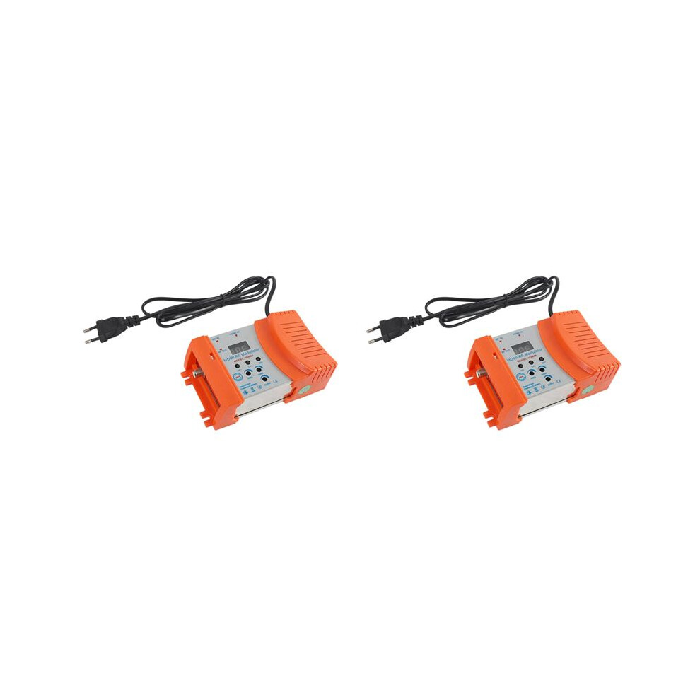 2X New Hdm68 Modulator Digital Rf Modulator Av To Rf Converter Vhf Uhf Pal/Ntsc Standard Portable Modulator Eu Plug 6033261978515