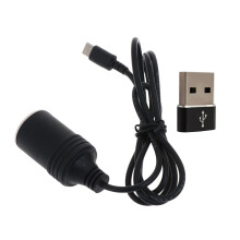 USB Type C to 12VDC Adapter USB Male to Car Cigarettes-3m