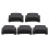 5pcs Guitar Pick Holder Portables Pick Holder Durability Rubber 1