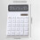 12 Digit Solar Calculator with Large Display, White, for Classroom and Office Use 3