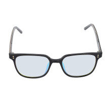 Occhiali unisex per daltonici con montatura completamente nera, correzione rosso/verde per uso interno ed esterno.