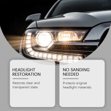 (1pcs) 1-3x Car Headlights Restoration Kit Restores Clarity-Car Headlight Lens Polisher&Cleaning