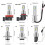 9005 LED Headlight Bulbs 2 Pack, 72W 6000K White, Error Free Decoder, Direct Replacement, High Brightness Fog 2