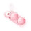 2-i-1 mat- og vanndispenser for katter og hunder, rosa 5