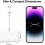 [Apple MFi-] Προσαρμογέας HDMI USB-C 3 σε 1 4K HDMI, Θύρα φόρτισης PD 100W και διανομέας USB 3.0, 4