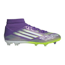 (12 UK, Purple/White) Adidas Mens League Print Firm Ground Football Boots