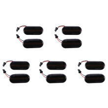 10x Car Dynamic Water Light Led Foliate Turn Signal for Bora 3 4 3Bg Sb6 Black