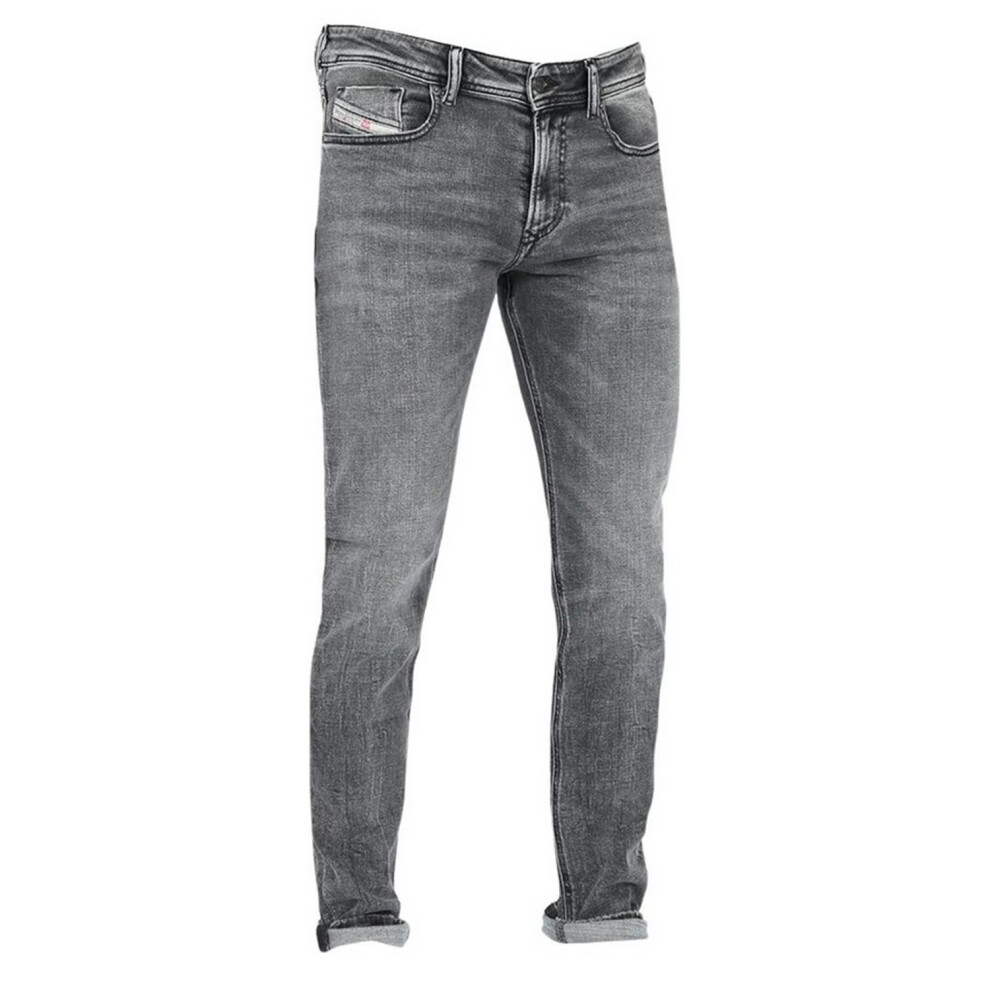 Diesel (33L, Grey) Mens 1979 Sleeker Denim Jeans