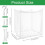 Κουνουπιέρα για διπλά κρεβάτια 200x200x220cm XXL κουνουπιέρα κρεβάτι ορθογώνιο 2
