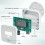 Detector de monoxid de carbon, detector inteligent de monoxid de carbon cu ecran LCD, conform standardului EN 50291 (mini 1 buc) 1