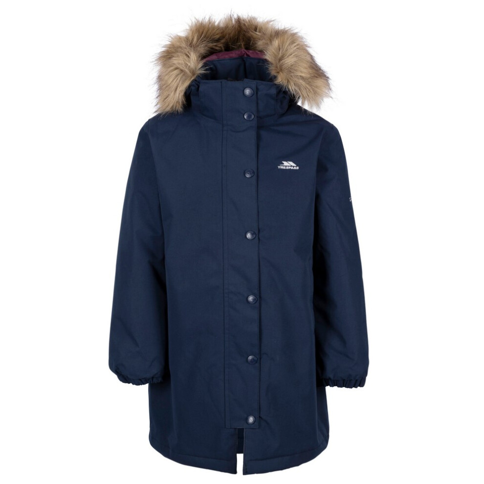 Trespass (5-6 Years, Navy) Girls Astound Tp50 Waterproof Jacket