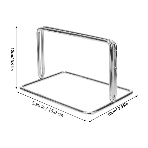 Stainless Steel Baffle Holders Simple Design 4 Pcs 1
