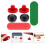 Air Hockey Pucks and Pushers Set Plastic 6