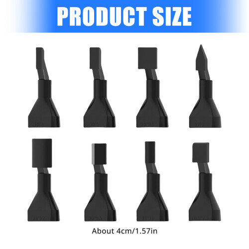 8PCS Reciprocating Detail Sander Sanding Heads Set for 2
