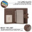 Men's Leather Bifold Wallet with RFID Blocking and Zipper 3