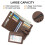 Men's Leather Bifold Wallet with RFID Blocking and Zipper 4