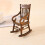 Modèle de fauteuil Miniature, meuble à bascule en bois pour 9