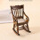 Modèle de fauteuil Miniature, meuble à bascule en bois pour 2