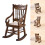 Modèle de fauteuil Miniature, meuble à bascule en bois pour 3
