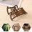 Modèle de fauteuil Miniature, meuble à bascule en bois pour 7
