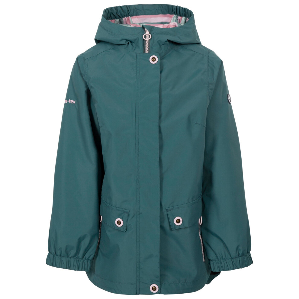 Trespass (9-10 Years, Spruce Green) Girls Flourish Tp75 Waterproof Jacket