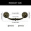 4Pieces Sturdy Antique Styles Drop Bail Pulls Hole Center 3