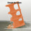 AuroraX Narrow 4-Tier Stackable Shoe Rack Orange 5