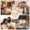 Heart-Shaped Wedding Commemorative Card – 4th Anniversary 4
