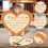 Heart-Shaped Wedding Commemorative Card – 4th Anniversary 3