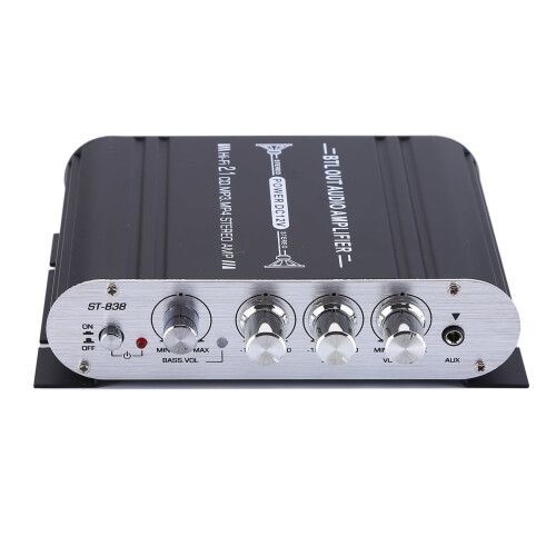 Mini 2.1 Channel Hi-Fi Power Amplifier with Subwoofer 1