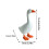 Mini Desk Goose Key Holder Statue White 3