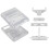 SFC Replacement Case Transparent Box for Super Famicom Console Super NES Game Console 3