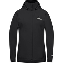 (12 UK, Black) Jack Wolfskin Womens/Ladies Trailtime Waterproof Jacket