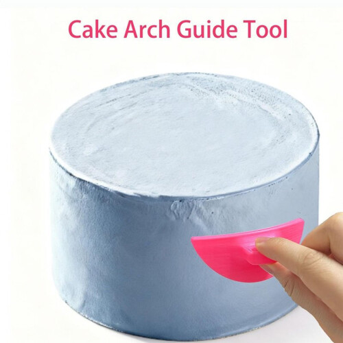 Cake Ruffle  Tool 2 Pieces Baking Piping Stencil Cake Decorating Tools for Beginner Decorating Baking Home Bakery 2