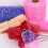 Snow Dots Flower Wrapping Mesh Paper Pink 16 Yards 4