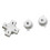 For Gameboy Micro-GBM Console Full Set Left Right L R A B D-Pad Buttons Key Replacement for GBM Console White 3