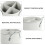 rustic galvanized cutlery storage bin 1 piece 7