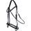 (Full, Black) Aviemore Raised Cavesson Leather Horse Bridle 1