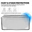 Dust Cover for   2 Game Console Dock Protective Case Sleeve Anti Scratch Dustproof White 4