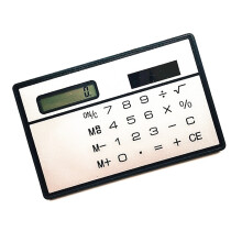Solar Power Calculator 8 Digit Display Basic Standard-Silver