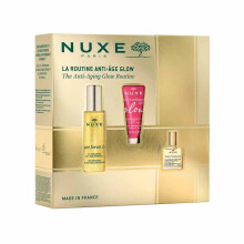 Anti-Aging Glow Routine Set Nuxe: Super Serum [10] Vegan Anti-Ageing Day & Night Serum For Face & Neck 30 ml + Merveillance Lift Glow Firming Cream