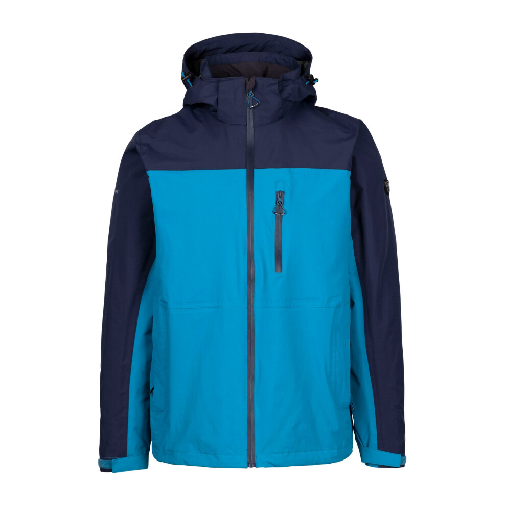 Trespass Men's Blue Curbridge Tp75 Waterproof Jacket - Image 5