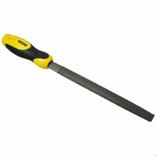 STANLEY Halfronde rasp - STANLEY - 200 mm - Koolstofstaal - Ergonomisch ontwerp - Antislip 1