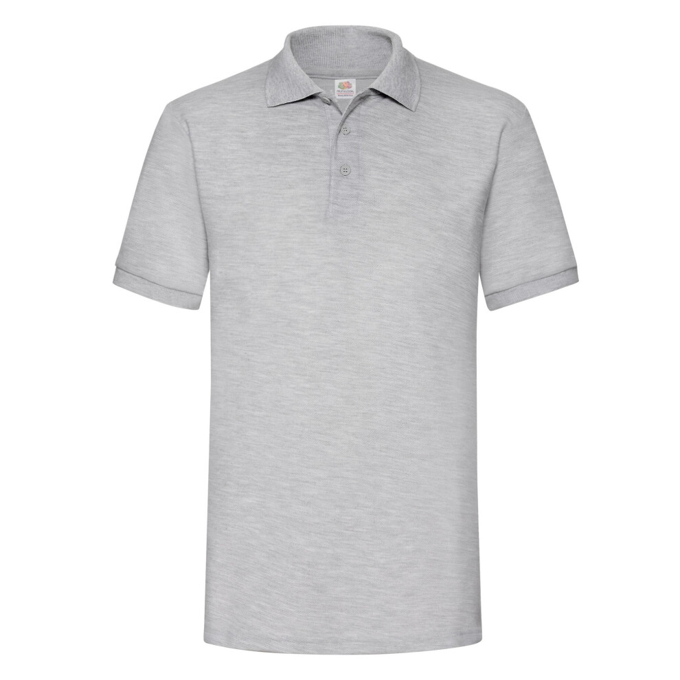 Fruit Of The Loom (Xxl, Heather Grey) Mens Heather Polo Shirt