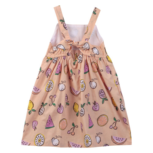 (6-12 Months, Multi-Color) Beebay Kleid mit Fruchtmuster, A-Linie, mehrfarbig oder 1