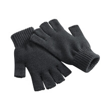 (S-M, Black) Beechfield Fingerless Gloves