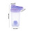Protein Shaker Bottle Plastic 500ml with Scale 3