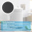 Charcoal Filters for Compost Bin 6.7 Inch 12 Pcs 6